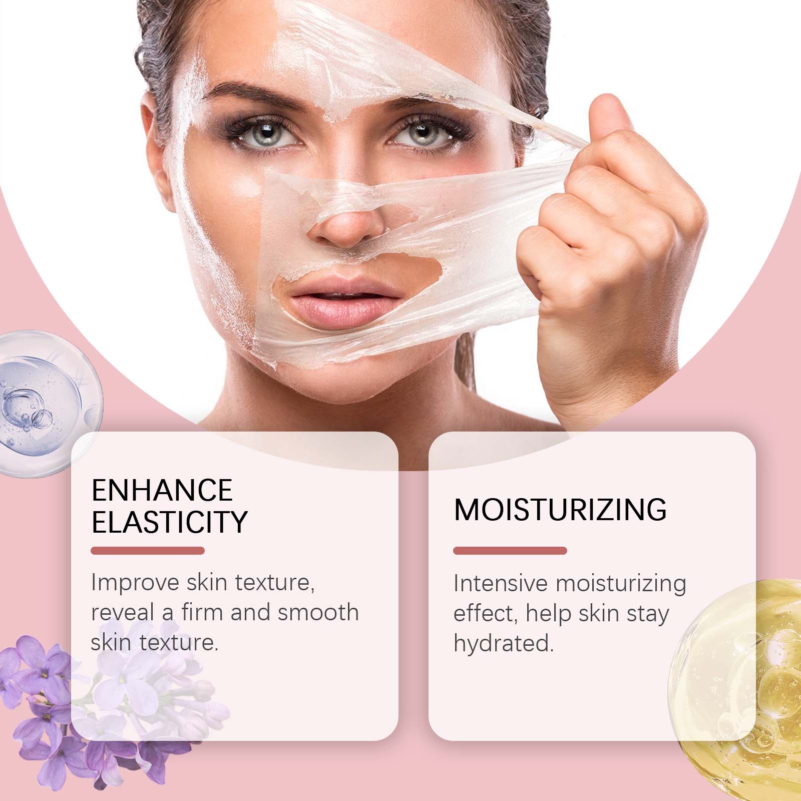 Hoygi Collagen Tear Mask, Gently Hydrating, Moisturizing, Nourishing And Firming The Skin. Apply The Peel - Off Mask - 5 - CJ