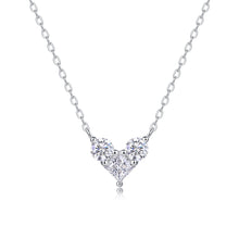 1Love In The Present - A Fashionable And Luxurious Diamond Jewelry Pendant Set With Square Moissanite S925 Sterling Silver Prohibit TikTok sales - 5 - cj