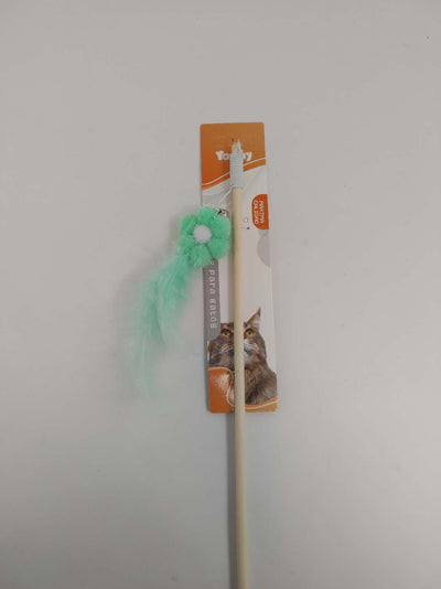 Wooden Pole Small Flower, Cat Teasing Stick - 5 - CJ