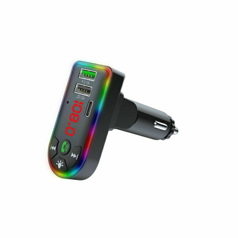 Car Bluetooth 5.0 MP3 Player FM Transmitter Radio 3.1A Fast Charger Adapter Lots - 5 - CJ