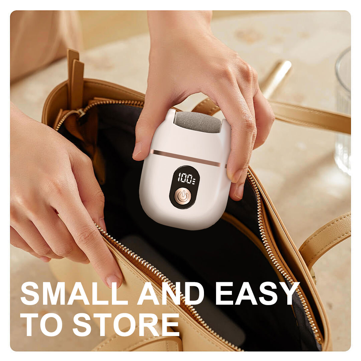 New Electric Callus Remover For Feet, Portable Rechargeable Foot Repair And Grinding Device With Digital Display, Heel Polisher File For Men Women Dry Callus Dead Skin - 5 - CJ