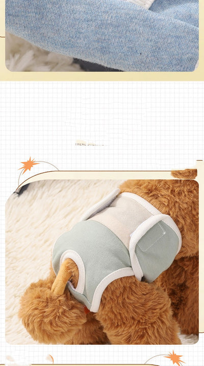 Dog Physical Safety Pants Comfortable Breathable Pure Cotton - 0 - CJ