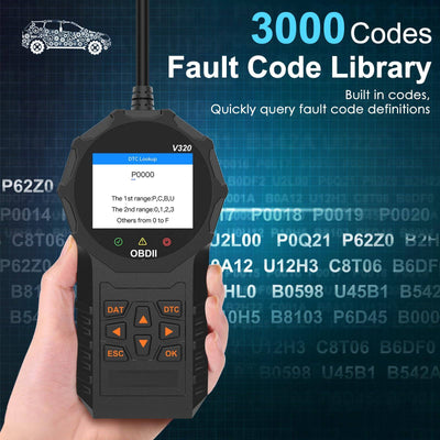 Automotive OBD2 Scanner OBD Code Reader Car Check Engine Fault Diagnostic Tool - 5 - CJ