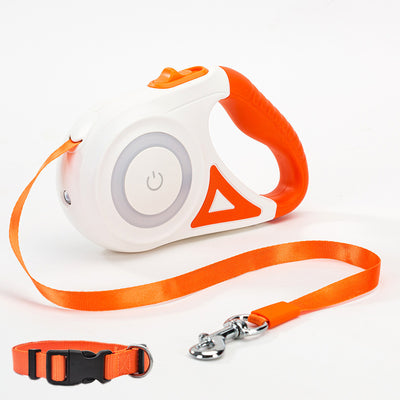 Dog Leash Retractable Leash And Dog Collar Spotlight Automatic Pet Dog Cat Traction Rope For Small Medium Dogs Pet Product - 0 - CJ