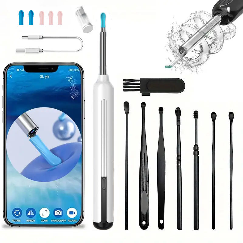 Comes With 6 Ear Scoops For Earwax Removal, Ear Cleaner With Camera - 5 - CJ