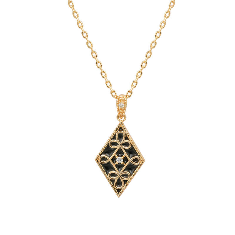 Luxury Retro Geometric Necklace - 4 - CJ