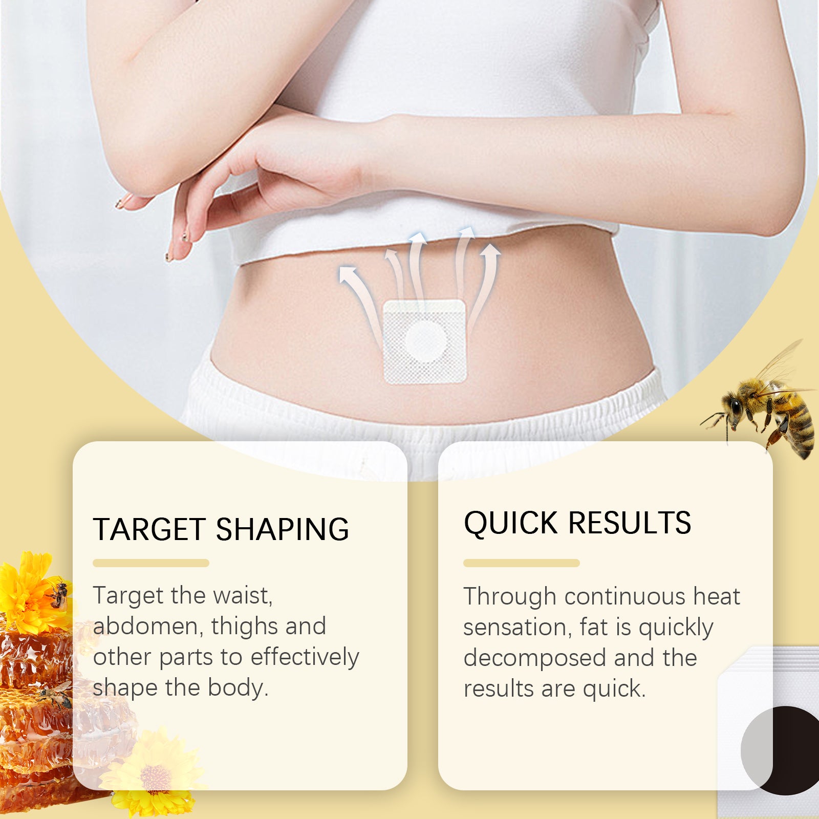South Moon Bee Venom Shape Slimming Patch, Firming Thighs Bye Bye Meat Belly Slimming Patch - 5 - CJ