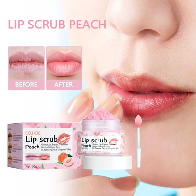 EELHOE Peach Lip Scrub For Fading Lip Lines, Removing Dead Skin, And Hydrating Moisturizing Lip Exfoliation - 5 - CJ