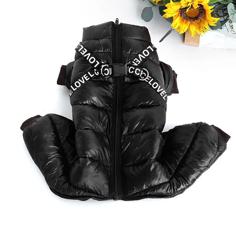 Pet Thickened Windproof Four - legged Warm Clothing - 0 - CJ