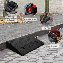 Vehicle Slope Ramp Universal Heavy Duty Rubber Kerb Ramps Car Bikes Threshold - 5 - CJ