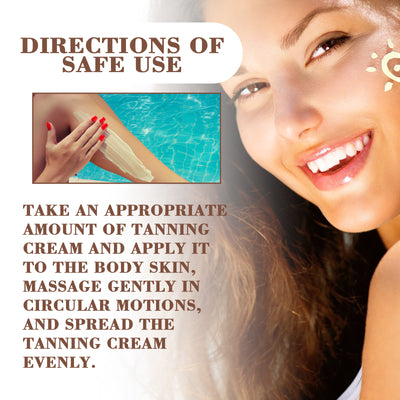 OceAura Tanning Cream, Outdoor Suntanning Milk Wheat Tan Bodybuilding Natural Skin Moisturizes And Hydrates - 5 - CJ
