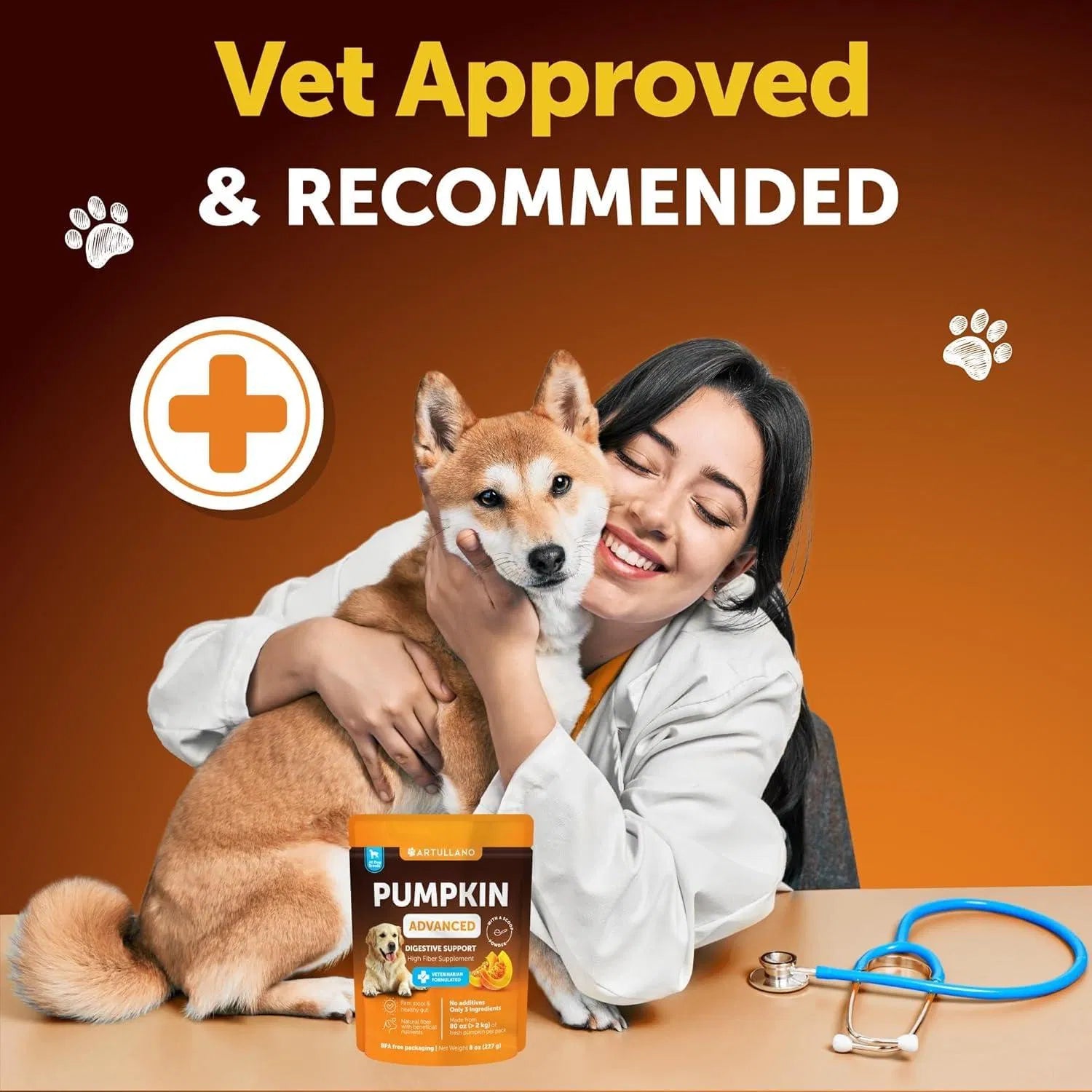 Do Not Sell On Amazon Pumpkin Powder For Dogs Digestive Support 8 OZ Fiber Supplement For Constipation For Gut Balance Healthy Skin Digestion Glands Firm Stool Poop Anti Diarrhea Gas Relief - 5 - CJ