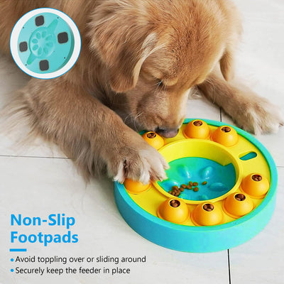 1Pc Dog Puzzle Food Feeder Slow Feeding Bowl Interactive Toy Dog Treat Dispensing Toy For IQ Training Mental Enrichment For Small Medium Large Dog Cat - 5 - CJ