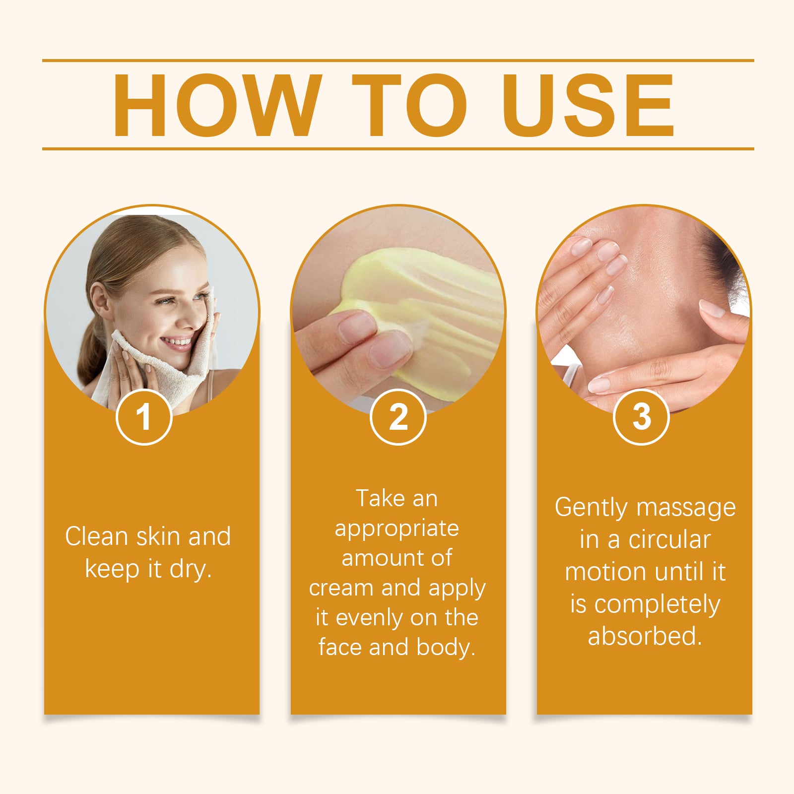 OUHOE Body Skin Smoothing Moisturizer, Moisturizing Hydrating Elastic Soft Body Care Firming Cream - 5 - CJ