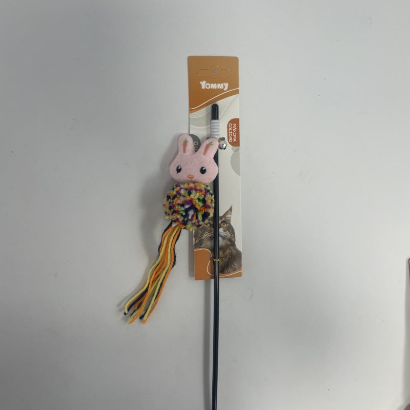 Cartoon Wool Teasing Cat Stick Pole - 5 - CJ