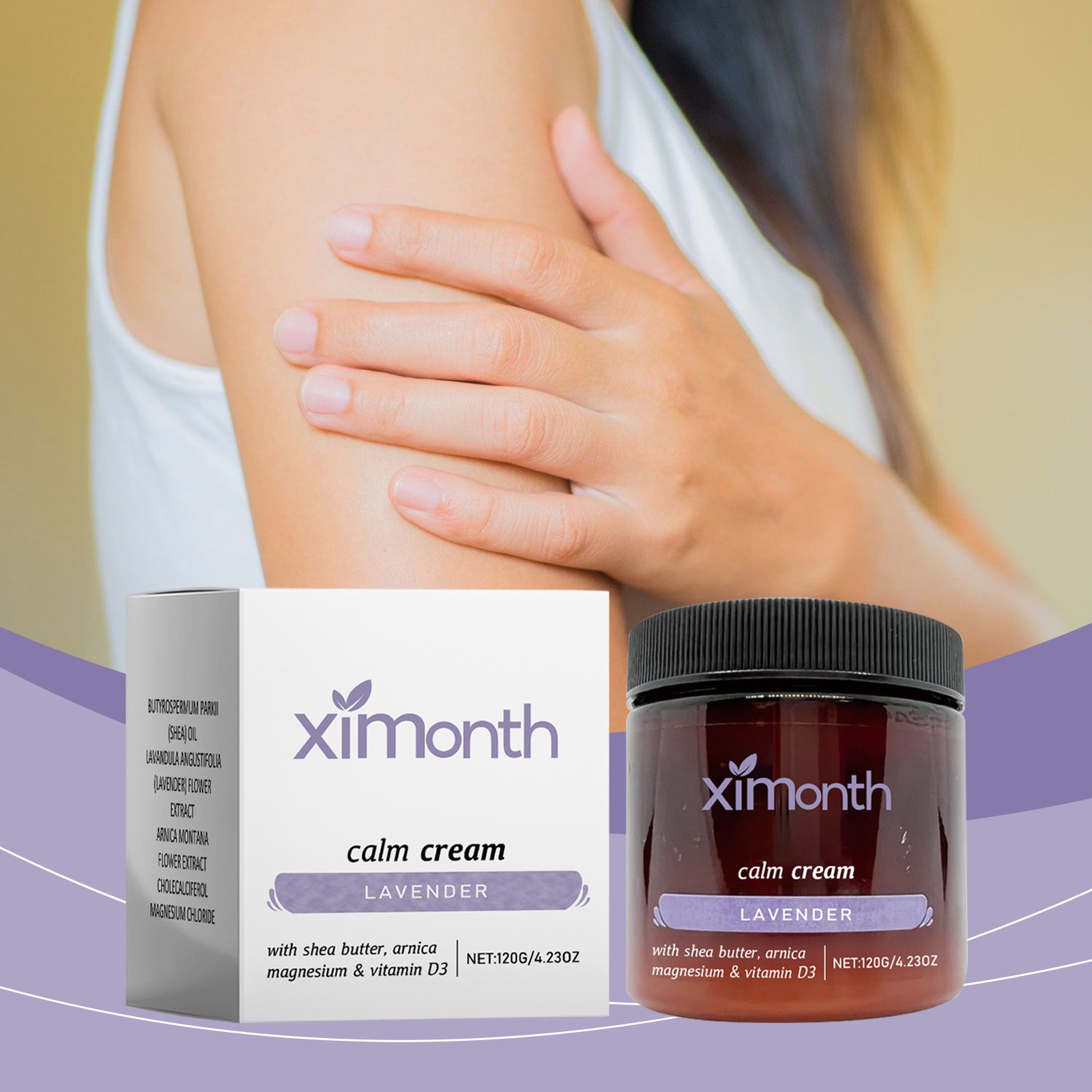 Ximonth Body Soothing Cream Hydrating Moisturizing Massage Nourishing Soothing Cream For Uncomfortable Body Care - 5 - CJ