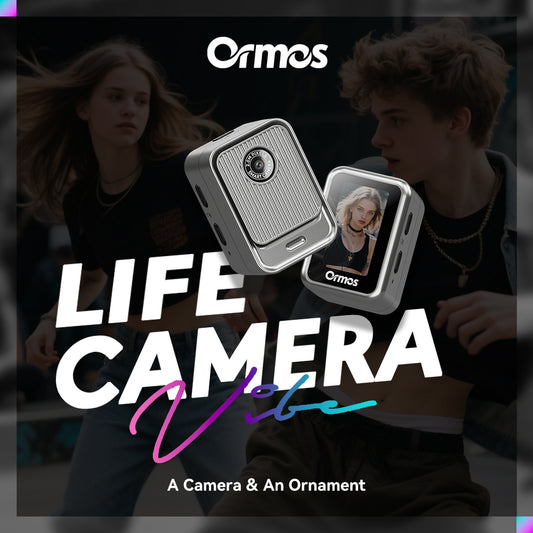 Ormos S131 Ultra - Light Mini Camera, 0.96 Inch Screen, Wearable Travel Camera & Photo Ornament, 16g Portable Hanging Camera With Type - C Charging - 5 - CJ