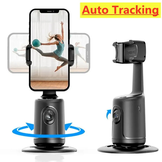 360 Auto Face Tracking Gimbal AI Smart Gimbal Face Tracking Auto Phone Holder For Smartphone Video Vlog Live Stabilizer Tripod - 4 - CJ