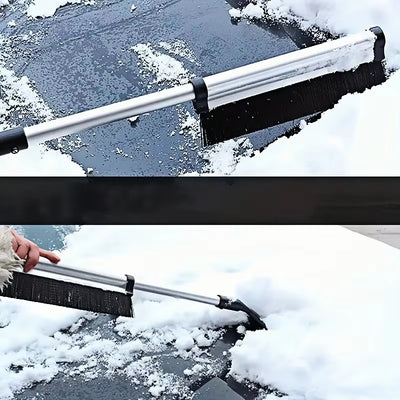 Car Windshield Wiper, Snow Removal Brush, Snow Shovel, Extendable Stainless Steel Cleaning Tool, Broom Cleaning Accessories - 5 - cjdropshipping