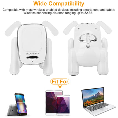 Puppy Dog Wireless Speaker Portable Mini Music Player Stereo Cute Animal Speaker With Built - In Mic FM Radio Stereo Bass MMC Card Slot USB Port For Cellphone Tablet - 5 - CJ