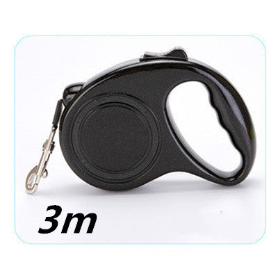 Pet Automatic Telescopic Traction Rope - 0 - CJ - Black - 3m - CJJJCWGY00481 - Black - 3m