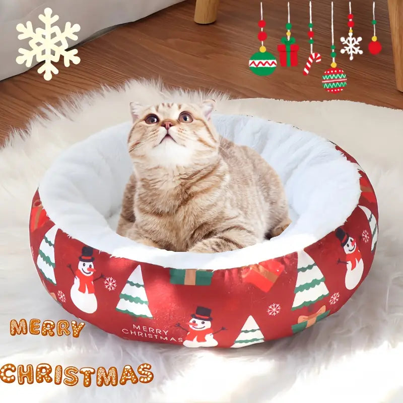 Christmas Mattresses For Pet Dogs And Cats, Warm Pet Beds, Kennel, Small And Medium - sized Dogs, Puppies And Kittens, And Extra Sizes For Sleeping - 4 - CJ