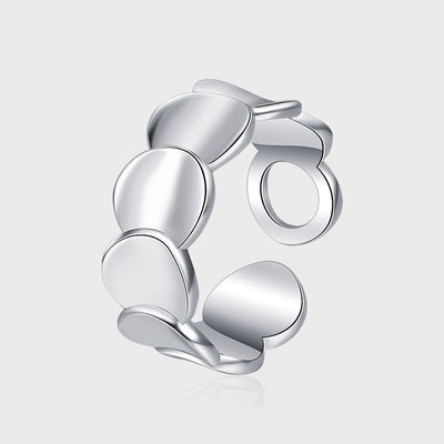 Ins Fashion 925 Sterling Silver Scales Ring Female - 4 - CJ