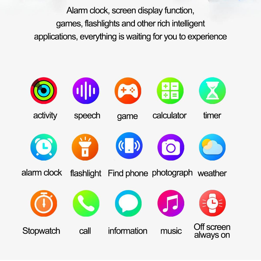 Smart Watch Women Men 2.0 Display - Waterproof Fitness Tracker With Bluetooth Call Answer, 24 -7 Heart Rate Sleep Monitor, Pedometer Fashion Gift For Her