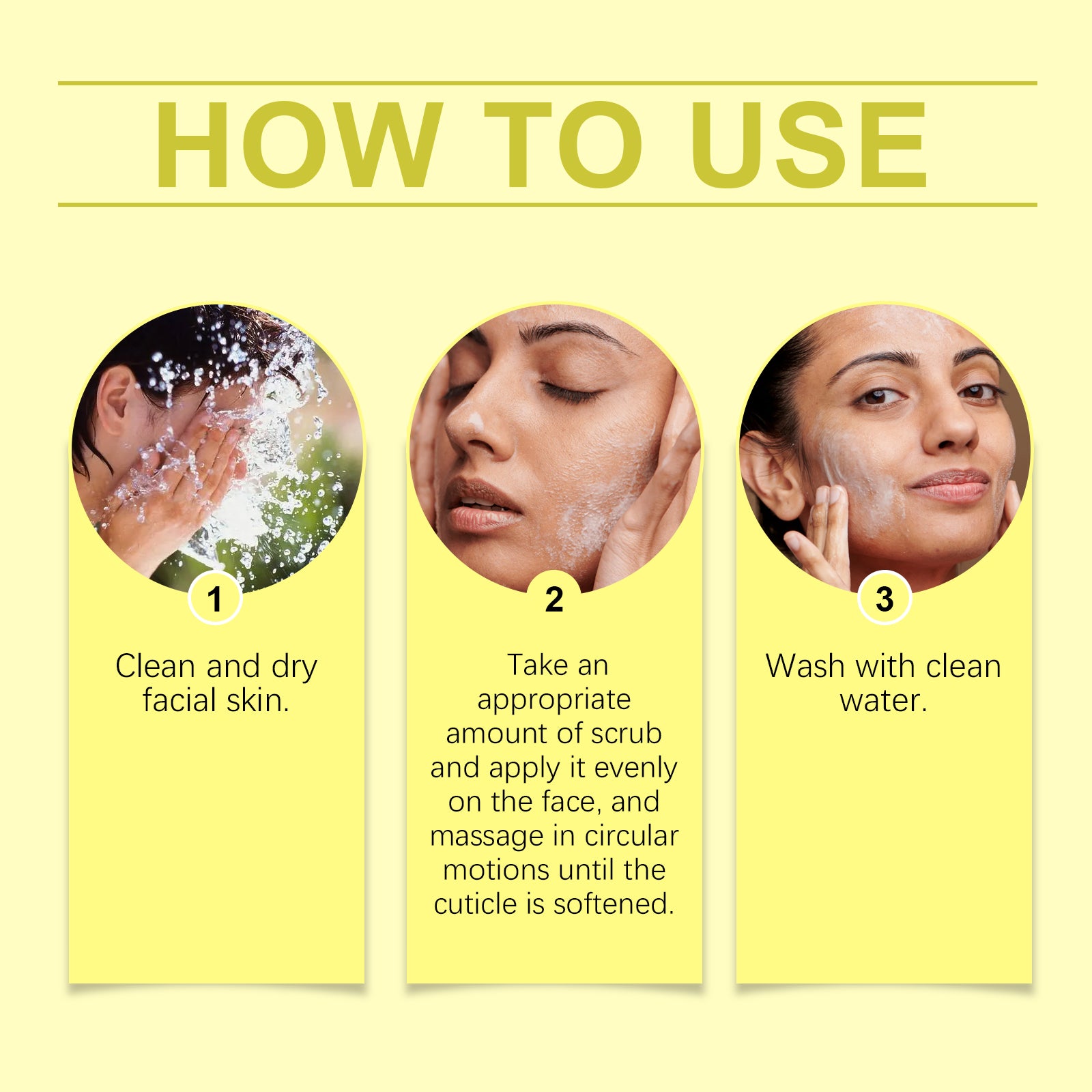 West&Month Facial Scrub, Gently Cleanses Facial Skin, Exfoliates, Moisturizes, Moisturizes And Brightened - 5 - CJ