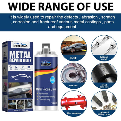 Ruihong Metal Casting Glue 100ml High Temperature Resistant Welding Glue Strong Electric Welding Glue For Metal Castings With Sand Holes, Porosity And Cracks - 5 - cjdropshipping