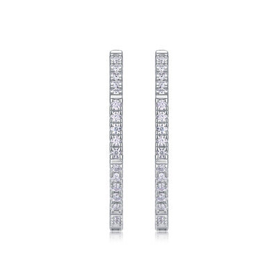 1Modern Star Ring - Fashionable Earrings And Stud Jewelry Set With Moissanite S925 Sterling Silver And Platinum - plated Diamonds Prohibit TikTok sales - 5 - CJ