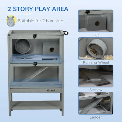 5 - Tier Hamster Cage Mice Habitat Rat Habitat With Openable Top - 5 - CJ