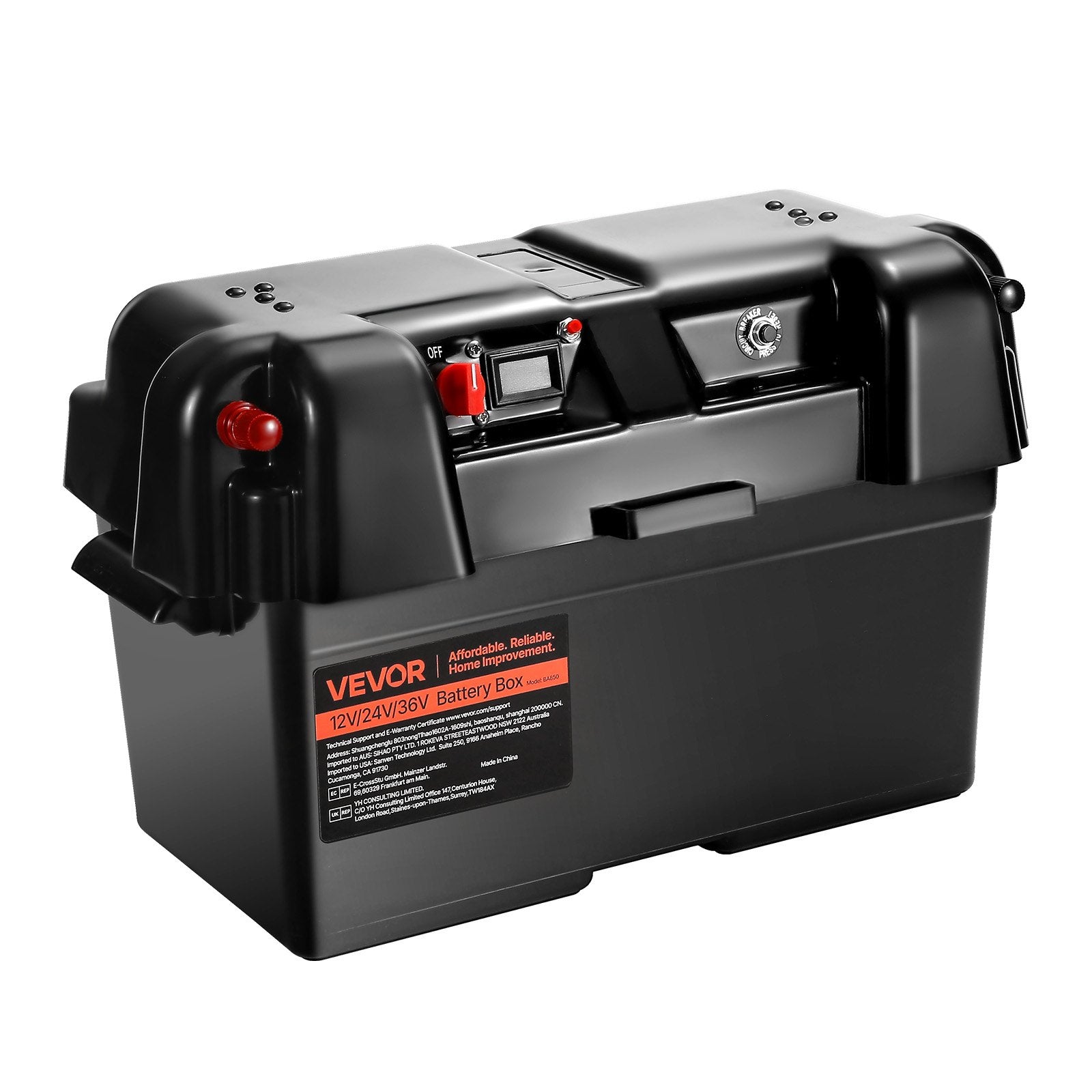 Battery Box Group 24 Or 27 Smart Battery Box 12V Or 24V For Trolling Motor - 5 - CJ