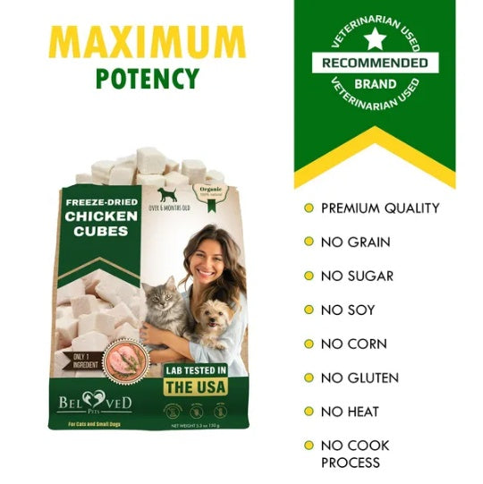 Frieze Dried Cubes For Cats And Dogs 5.3 Oz 150 G - 5 - CJ