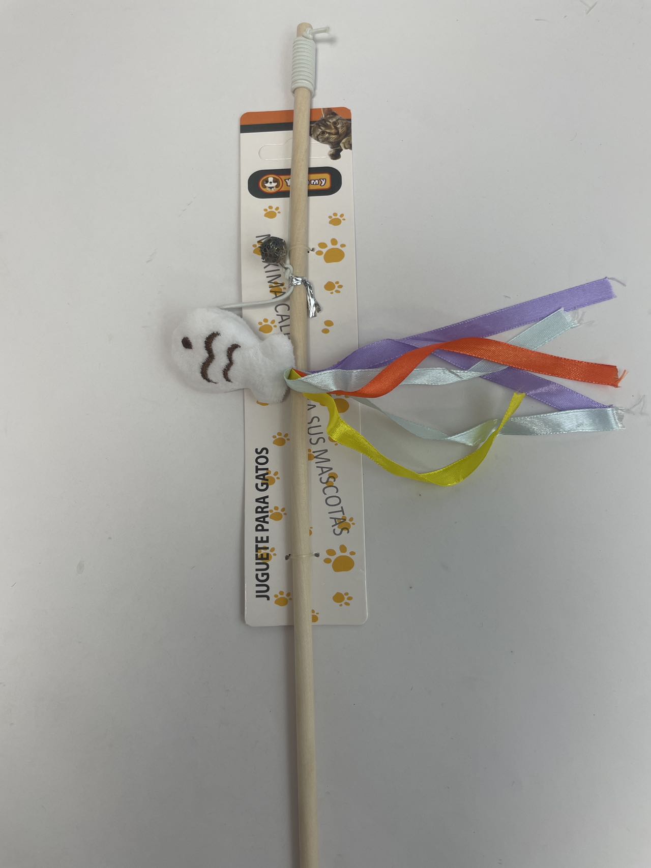 Doll Ribbon Wooden Pole Cat Teaser - 5 - CJ
