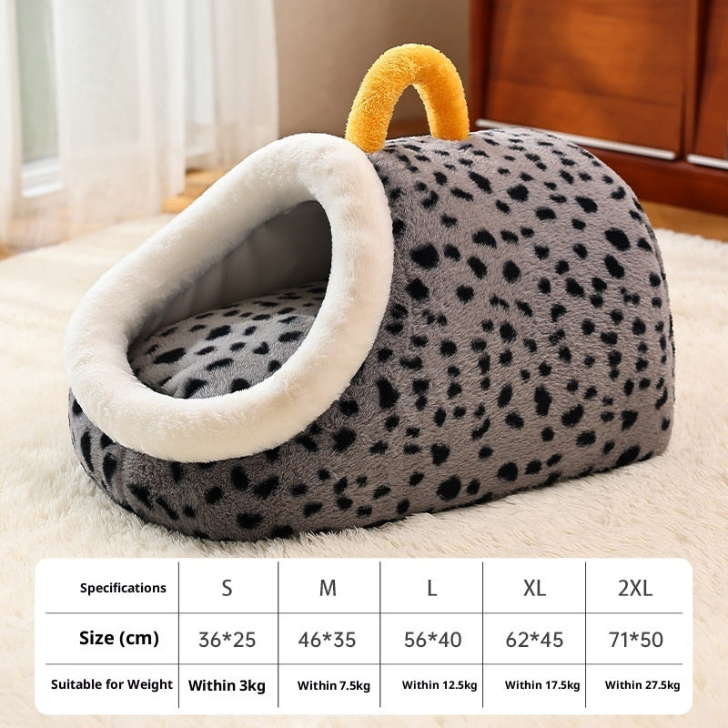 Semi - enclosed Security Nest Dog House - 0 - CJ