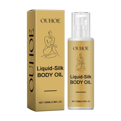 OUHOE Liquid Silk Body Essence Oil, Anti - Wrinkle Hydrating Repair Chicken Skin Firming Beauty Body Care Oil - 5 - CJ