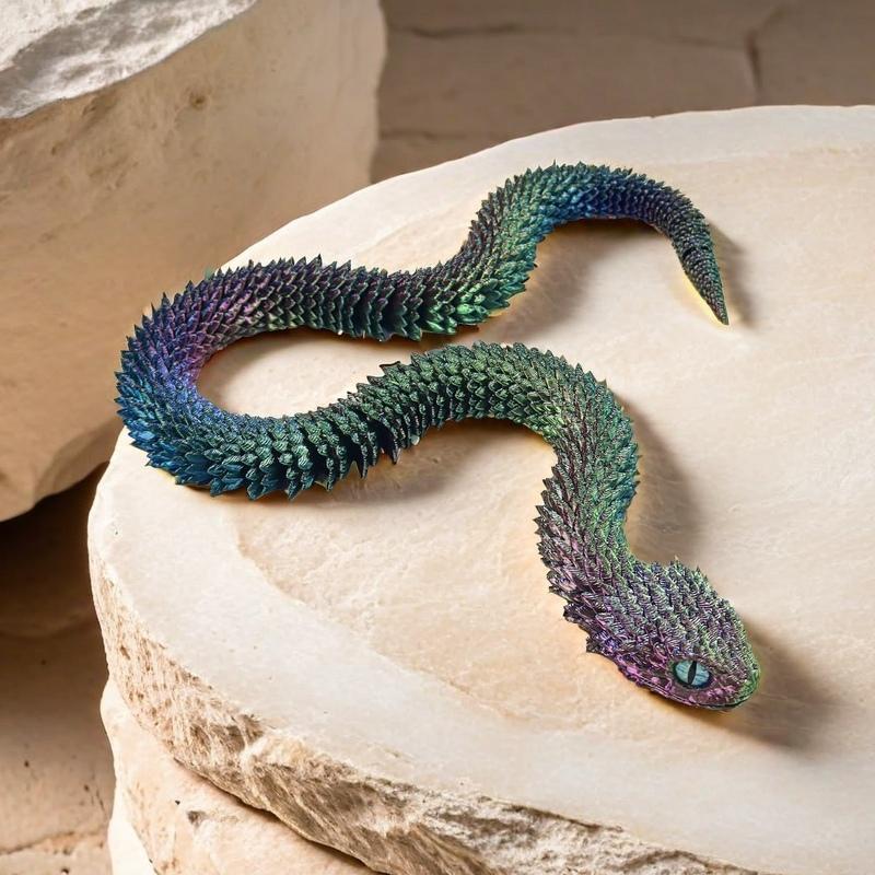 Snake - shaped High - fidelity Fun Ornaments Creative Animal - shaped Living Room And Study Decorations - 5 - CJ