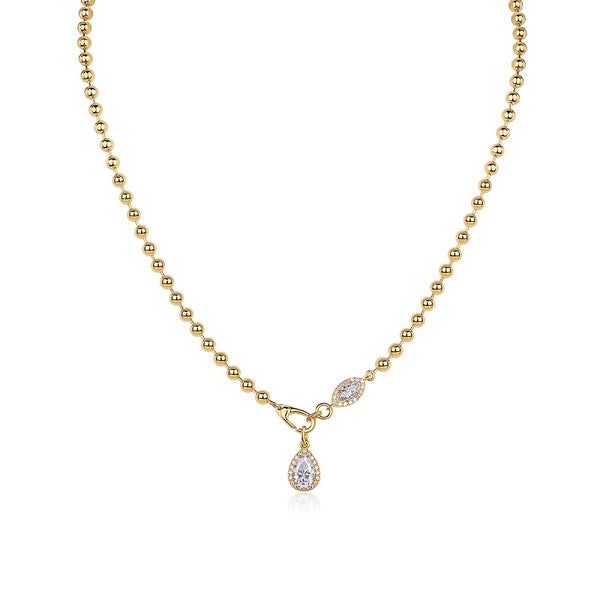 1A Fashionable Jewelry Pendant Set With Moissanite S925 Sterling Silver And Gold - plated Diamond, Moissanite Silver Jewelry Prohibit TikTok sales - 5 - CJ