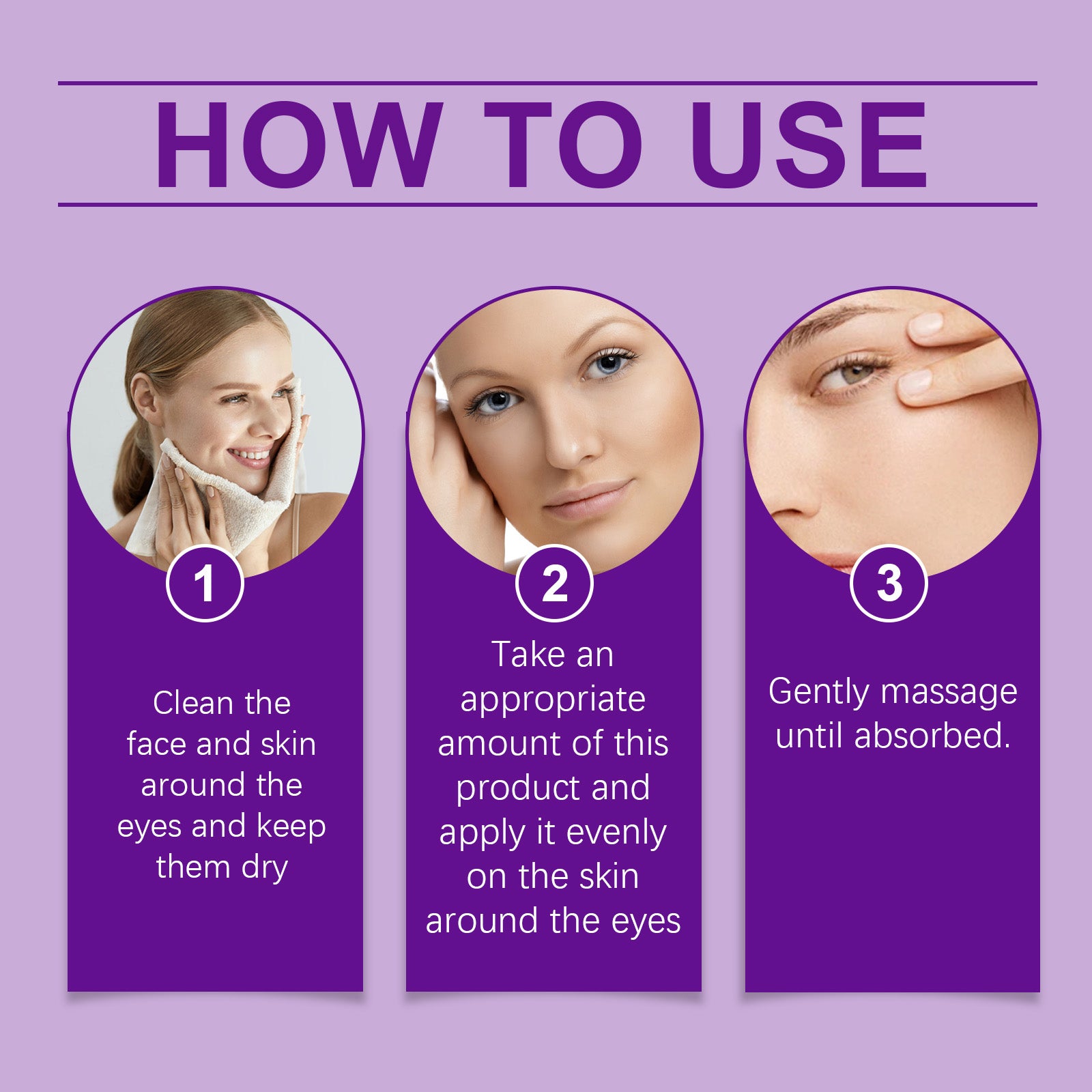 Hoygi Eye Serum Moisturizes Eye Skin Brightening, Hydrating And Moisturizing Daily Massage Treatment Serum - 5 - CJ