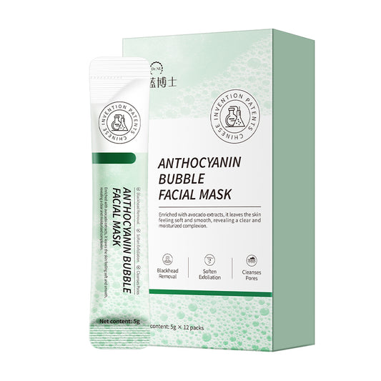Dr. NL Nalan Anthocyanin Bubble Mask 5gx12 Pcs - 4 - CJ