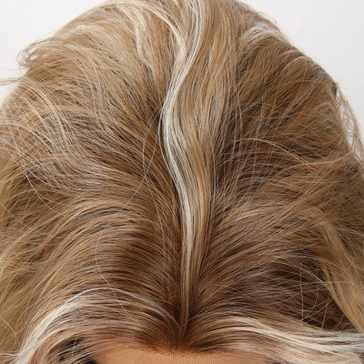 Brown Blonde Mixed High - gloss Lace Front T Part SM9208 Series Please Call Me For Actual Inventory - 5 - CJ