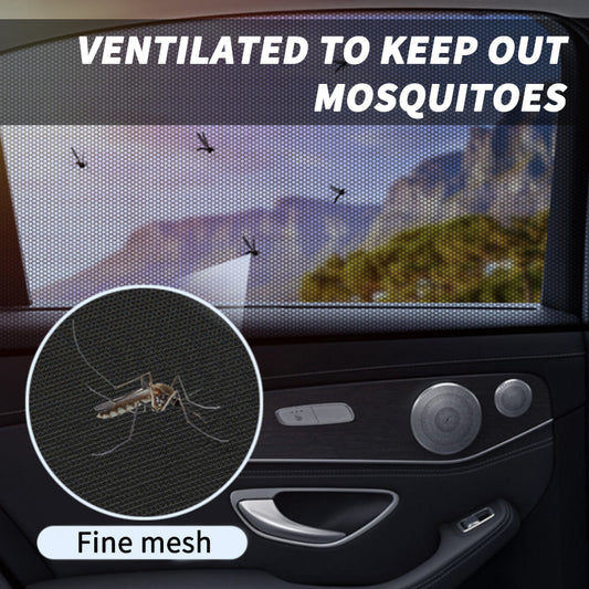 Car Front&Rear Side Curtain Sun Visor Shade Mesh Cover Insulation Anti - mosquito Fabric Shield UV Protector Car Accessories Car Side Window Sunshades Window Screen Door Covers UV Protector - 5 - CJ