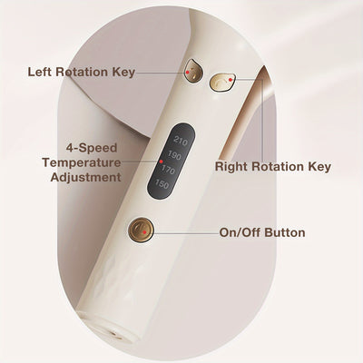 Automatic Hair Curler, 28mm Barrel, 4 Temperature Modes, Negative Ion Generator, Smart Timer And Sensor, Auto Off For Safety - 5 - CJ