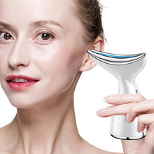 Face And Neck Tightening Device, Firm And Tightens Sagging Skin Face Neck Massager, Beauty Facial Massager For Women And Men - White - 5 - CJ