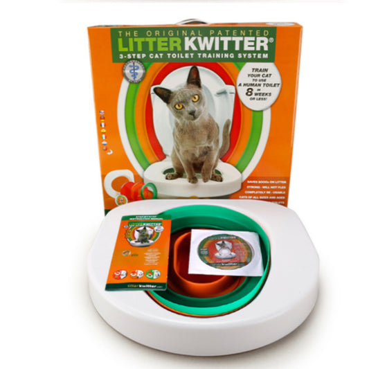 Litter Cat Toilet Sitting Toilet Trainer Kwitter - 0 - CJ