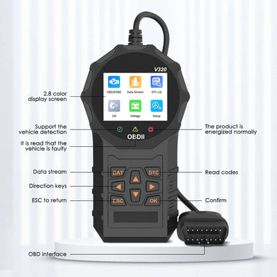 Automotive OBD2 Scanner OBD Code Reader Car Check Engine Fault Diagnostic Tool - 5 - CJ