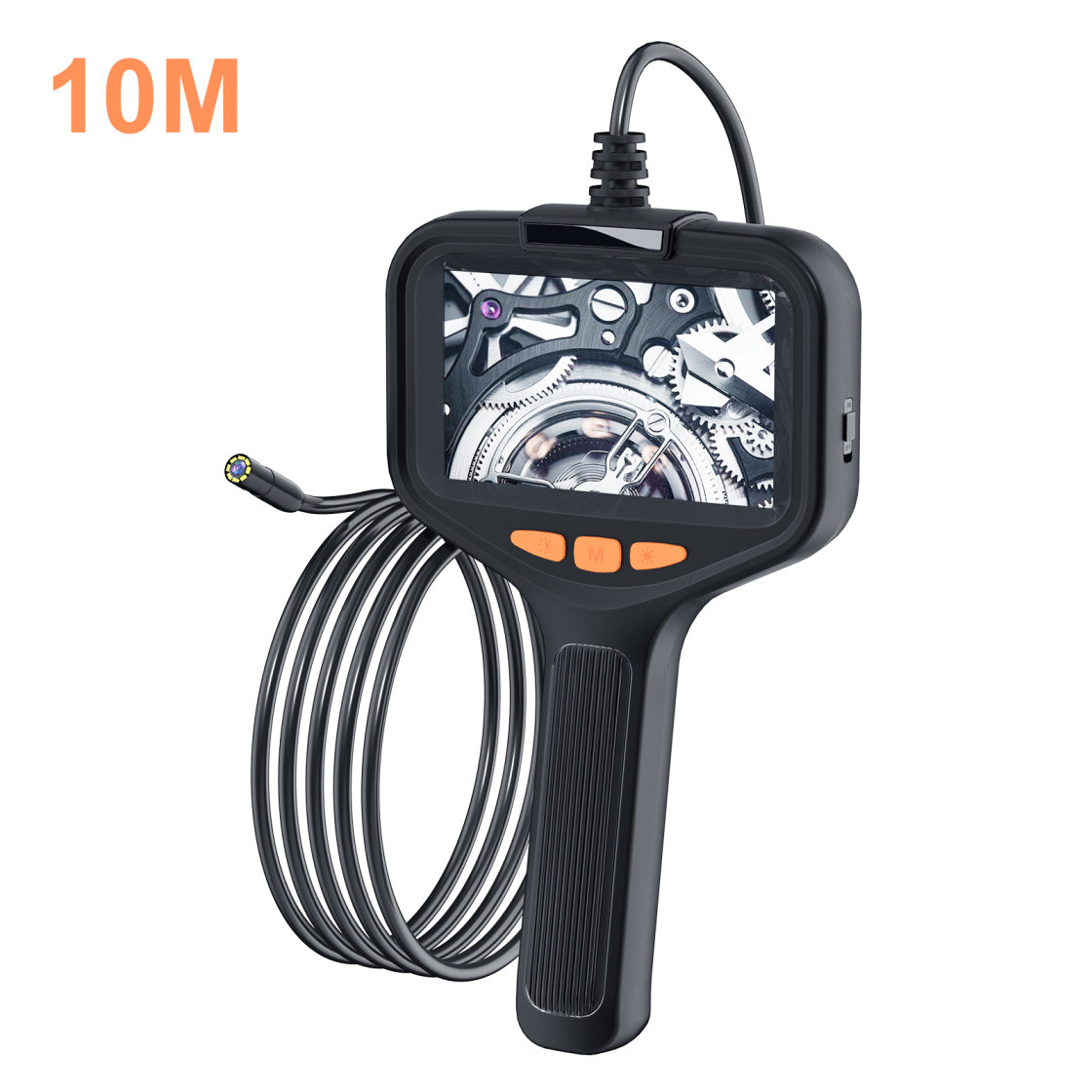Borescope With Light, Industrial Endoscope Inspection Camera  With Light - 2,5,10m Snake Camera For Automotive, Aircraft, And Pipe Inspection - Portable Boroscope With Led Lighting For Clear Visual In - 5 - cjdropshipping