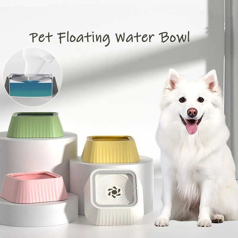 Pets Dog Cat Bowl Floating Bowl Water Drinker Not Wet Mouth Splash Water Portable Dog Bowl Not Sprinkler Pet Drinking Bowl Cup Pet Products - 0 - CJ