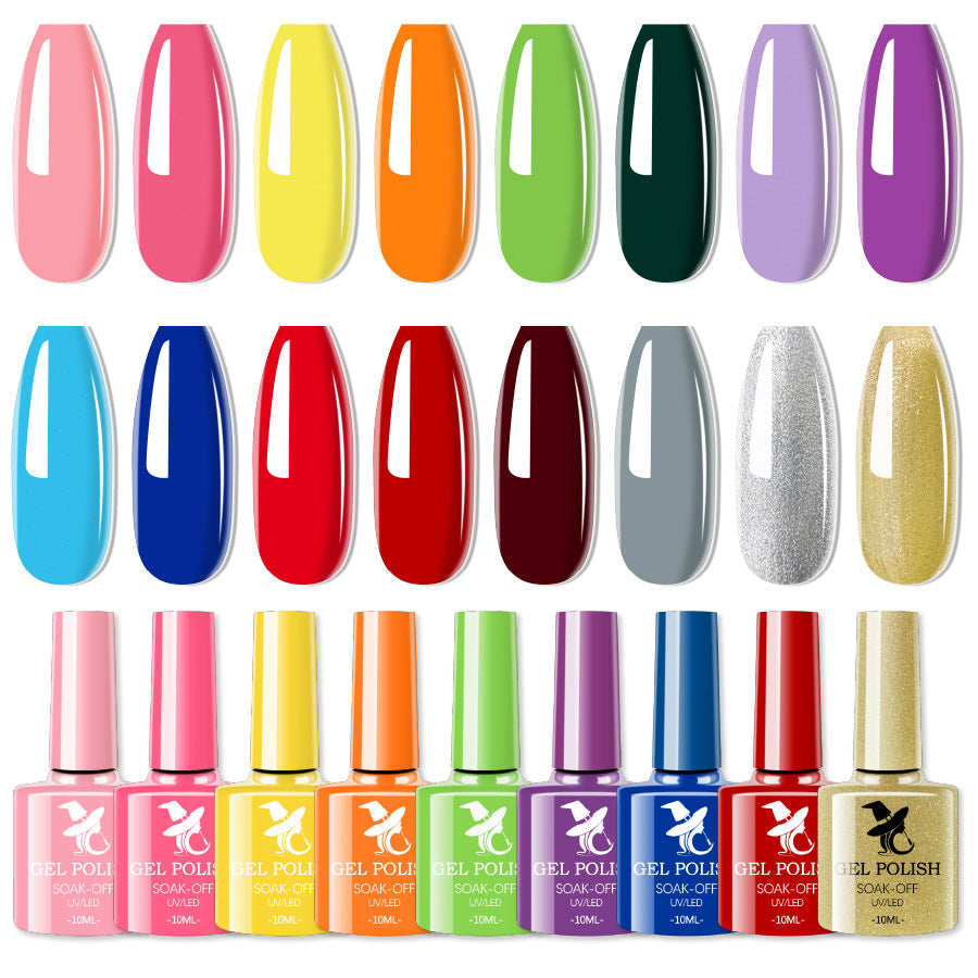 48 Color UV Phototherapy Plastic Gel Nail Polish Suit - 0 - CJ